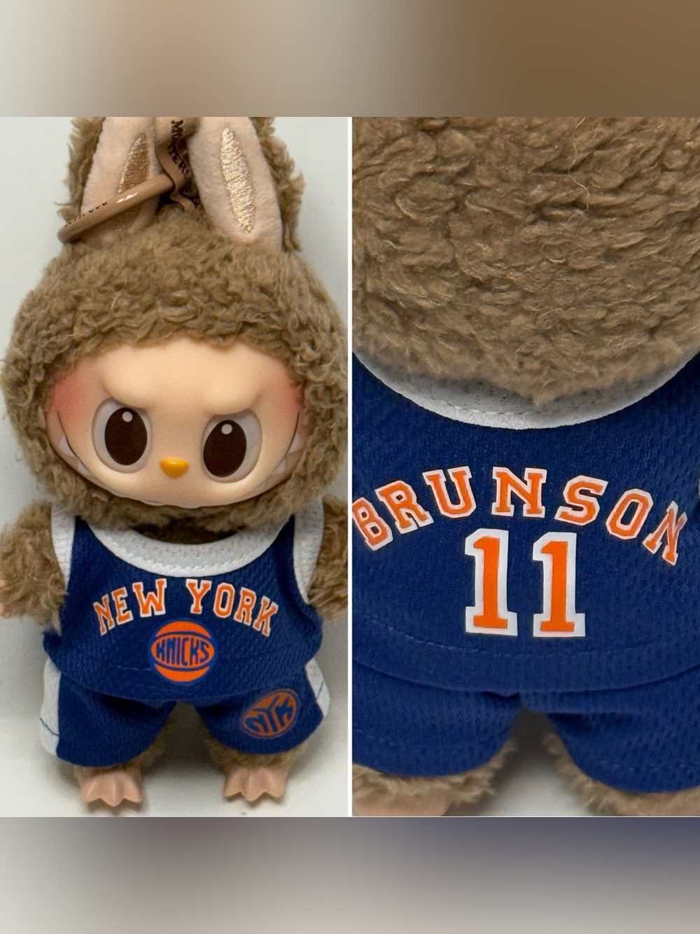 Knicks Labubu 2pc “CHAMPIONS 2026” outfit New York NY